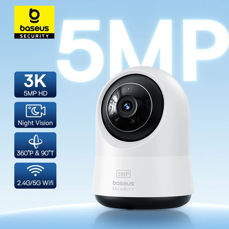 Eufy Camera E220 - Baseus 5MP 3K Wi-Fi IP-камера 2,4G/5G