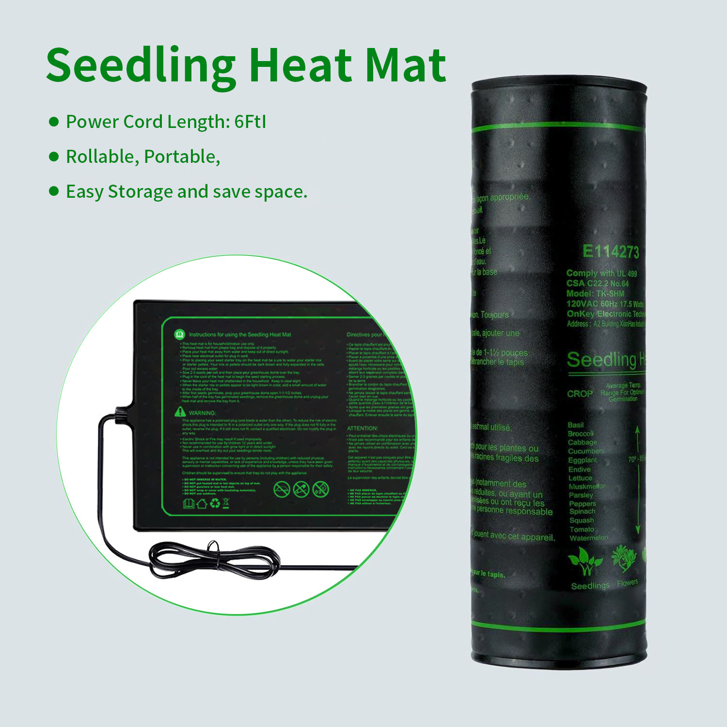 Двух упаковки, 20x10 дюймов, н – обзор и цена Heat Mat Seedling